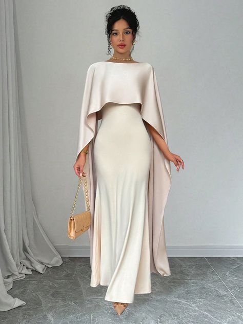 Modest Evening Gowns, Lifestyle Dresses, Modest Evening Dress, Eid Outfits, Chic Maxi Dresses, 파티 드레스, Dress With Shawl, Modest Dresses Casual, Fancy Dresses Long