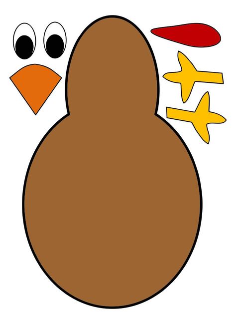 Thanksgiving Turkey Cut Out Printables Turkey Cut Out, Printable Turkey Template, Thanksgiving Art Projects, Turkey Template, Thanksgiving Templates, Thanksgiving Activities Preschool, Thanksgiving Crafts For Toddlers, Thanksgiving Toddler, Fun Thanksgiving Crafts