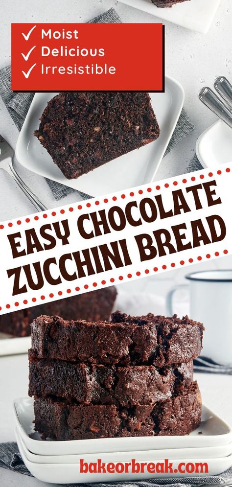 Moist Chocolate Zucchini Bread, Chocolate Chip Zucchini Bread Recipes Moist Easy, Easy Chocolate Zucchini Bread, Choc Zucchini Bread, Chocolate Zucchini Bread Healthy, Bread Chocolate Recipes, Blackberry Zucchini Bread, Chocolate Zucchini Bread Recipes, Zucchini Bread Recipes Chocolate