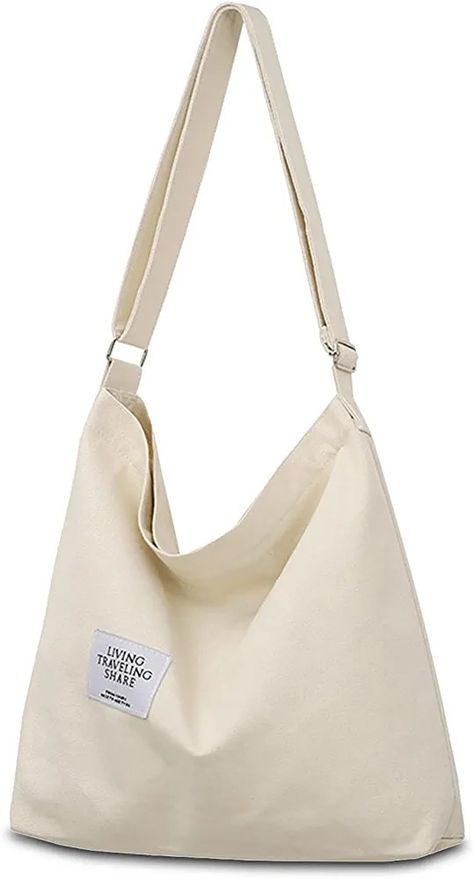 Work Travel Bag, Handbags Casual, Large Handbags, Canvas Handbags, Casual Tote, Crossbody Tote, Canvas Shoulder Bag, Tote Purse, Shoulder Tote