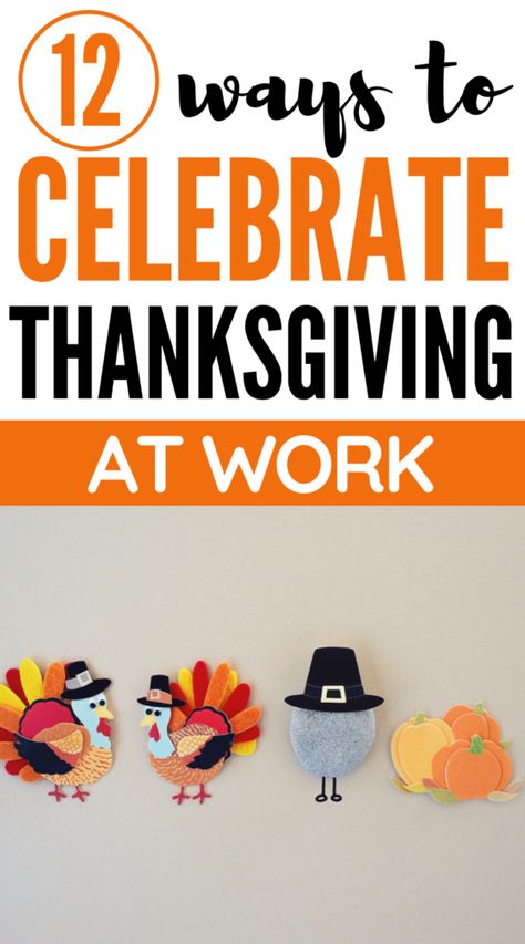 10 Easy Ways to Celebrate Thanksgiving at Work Thanksgiving Events For Work, Thanksgiving For Staff, Fun Thanksgiving Ideas For Work, Thanksgiving Month Ideas, Friendsgiving At Work, Staff Morale Booster Thanksgiving, Thanksgiving Activities For Workplace, Thankful Ideas For Work, Team Thanksgiving Ideas