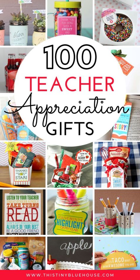 Are you looking for cute teacher appreciation gifts to express your gratitude? Here are 100 of the absolute best cute teacher appreciation gifts. From DIY projects to budget friendly gifts and adorable gifts in jars, you're guaranteed to find the perfect gift for the special teacher in your life. #teachergifts #teacherappreciationgifts #teachergiftsendofyear #teachergiftsdiy #easydiyteachergifts #homemadeteachergifts #uniqueteachergifts Cute Teacher Appreciation Gifts, Summer Gift Baskets, Teacher Appreciation Gift Ideas, Teacher Appreciation Diy, Appreciation Gift Ideas, Homemade Teacher Gifts, Gift Ideas For Teachers, Teachers Appreciation Week Gifts, Appreciation Gifts Diy