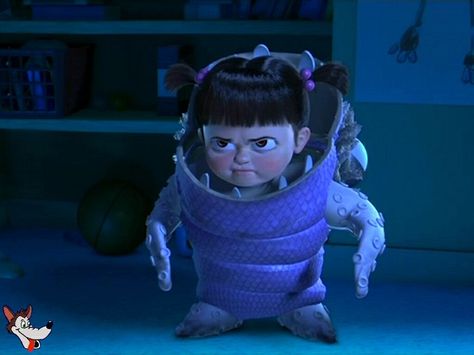 Love her angry face!!! Monsters Inc, Purple, Monsters Inc.