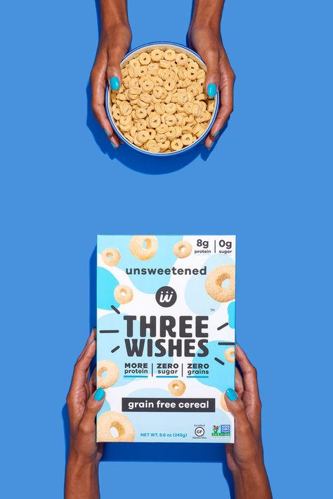 Cereals Photography, Cereal Packaging, Post Cereal, Cereal Brands, Sprouts Farmers Market, Three Wishes, Plant Based Vegan, Honey Cinnamon, Less Sugar