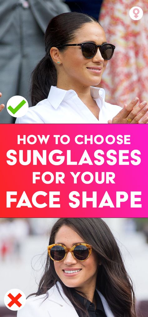 How To Pick Sunglasses For Your Face Shape: With so many options to choose from, it is easy to go wrong with picking a pair of sunglasses for your face shape. Read on to learn about the various types of sunglasses for different face shapes and which ones you should go for. #sunglasses #faceshape #fashion #style #tips #tricks Sunglasses Oval Face, Square Face Sunglasses, Stylish Sunglasses Women, How To Choose Sunglasses, Sunglasses For Small Faces, Face Shape Sunglasses, Womens Sunglasses Face Shape, Sunglasses For Your Face Shape, Round Face Sunglasses