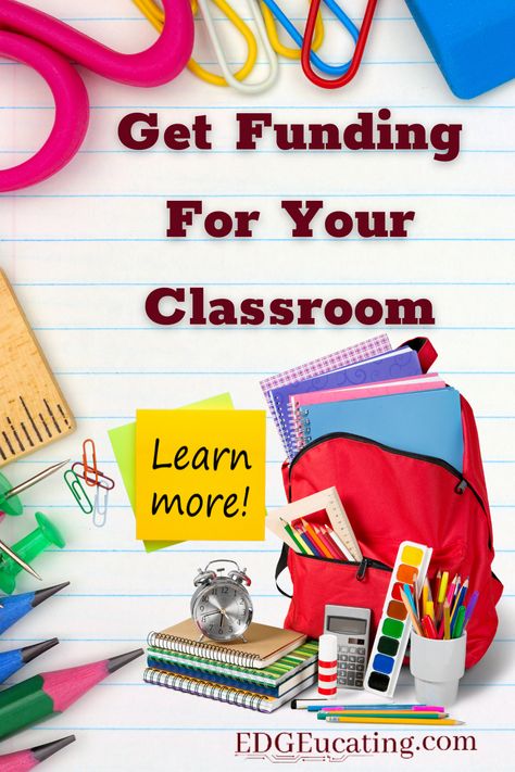 Teacher Grant Ideas Classroom, Classroom Library Scanner, Lesson Planning Tips New Teachers, Classroom Grants, Supply Teacher Binder, Grants For Teachers, School Grants, Grant Writing, Student Achievement