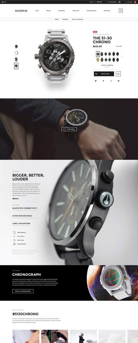 Ecom Web Design, Watches Logo Design Ideas, Watches Website Design, Men Website Design, Ecommerce Web Design Layout, Watch Website Design, Watch Branding, Product Web Design, Product Website Design