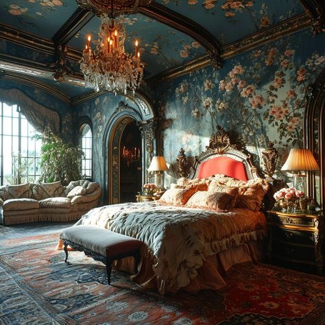 Taurus Bedroom, Enchanted Bedroom Ideas, Moody Maximalist, Attic Decor, Cottage Core House, Dream House Aesthetic, Romantic Interior, Fairytale Decor, Moody Bedroom