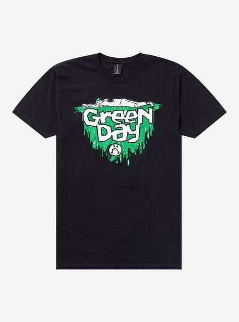 Green Day Green Slime T-Shirt | Hot Topic Green Day Tee Shirts, Green Day Merch, Dory Finding Nemo, Green Slime, Hello Kitty House, Disney Dragon, Exploding Kittens, Emily The Strange, A Punk