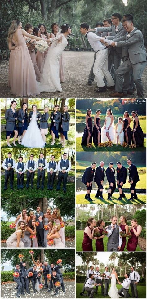 Couples are now beginning to embrace the concept of incorporating funny wedding pictures for a wedding. I mean, you spend a lot of money to take memorable Funny Wedding Poses, Funny Wedding Photography, Groomsmen Wedding Photos, Wedding Pose Ideas, Wedding Group Photos, Groomsmen Poses, Groomsmen Ideas, Bridesmaid Poses, Wedding Parties Pictures