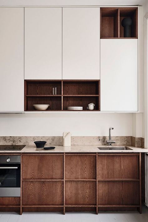 White House Interior, Interior Simple, Nordic Kitchen, Kitchen Manufacturers, Interior Vintage, Interior Modern, Bespoke Kitchens, Wooden Cabinets, Counter Tops