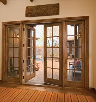 Wood French Doors Exterior, Exterior Door Ideas, Arsitektur Art Deco, Wood French Doors, Wall Divider, Homemade Hamburger, Wooden French Doors, French Doors Exterior, Hamburger Helper