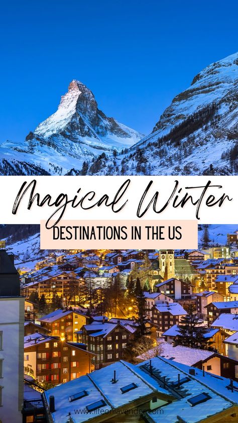 If you're looking for a winter vacation, look no further. These are some of the best destinations in the United States to enjoy a winter getaway. From skiing and snowboarding to tubing and ice skating, there's something for everyone here. So pack your bags and head to one of these amazing destinations this winter! Winter Travel Destinations United States, Best Winter Getaways In Us, December Weekend Getaway, Winter Birthday Trip Ideas, Winter Vacation Destinations, New Mexico Winter Vacation, Utah Winter Vacation, Winter Cabin Vacation, Best Ski Resorts In The Us