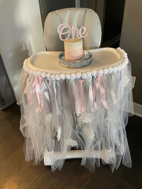 Winter Onederland Photoshoot, Winter Onederland Cake Ideas, Winter Onederland Smash Cake Girl, Winteroneder Land Theme Party Girl, One Year Old Birthday Party Girl Winter, January First Birthday Girl, 1st Birthday Girl Winter, Winter Onderland Birthday, Onederland Cake