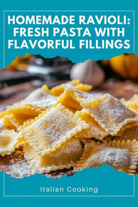 🥟 Flavorful Pasta – Discover the joy of making homemade ravioli! These recipes are easy to follow and packed with flavor! 🍅 #PastaRecipes #RavioliInspo #HomemadeGoodness #ItalianCuisine Homemade Ravioli Recipe Filling, Ravioli Recipe Filling, Ravioli Pasta Recipe, Homemade Ravioli Filling, Ravioli Homemade, Cheese Ravioli Recipe, Ravioli Recipe Homemade, Ravioli Recipes, Comforting Food