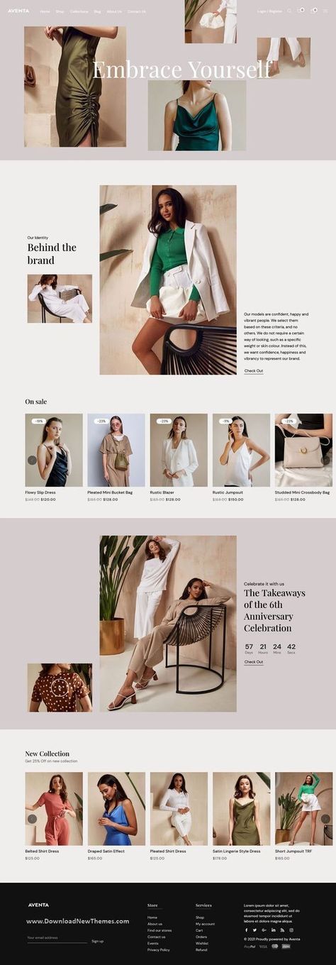 Minimal Fashion Website Design, Website Clothing Web Design, Minimal Ecommerce Website, Fashion Homepage Design, Website Design For Clothing, Clothing Website Design Inspiration Ecommerce, Luxury Clothing Website Design, Minimal Modern Website Design, Clothing Boutique Website Design