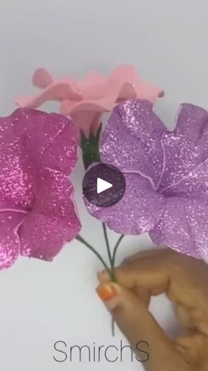 5.2K views · 116 reactions | Hibiscus Flower Making 🌺 Glitter Foam Sheet #craft #diy #Flower #Hibiscus #reels #handmade #howto | SmirchS | SmirchS · Original audio Decoration With Glitter Sheet, Foam Sheet Flowers, Hibiscus Flower Paper Craft, Hibiscus Flower Template Cricut, Glitter Foam Sheet Flowers, Felt Hibiscus Flower, Transparent Hibiscus Flower, Wedding Shower Food, Shower Food