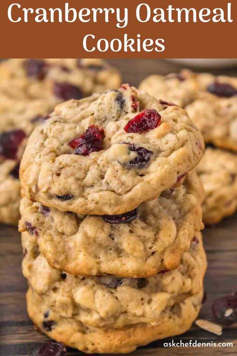 Cranberry Oatmeal Cookies, African Kitchen, Cranberry Cookies Recipes, Cranberry Oatmeal, Oatmeal Cranberry Cookies, Easy To Make Cookies, Classic Peanut Butter Cookies, Chewy Peanut Butter Cookies, Cranberry Cookies