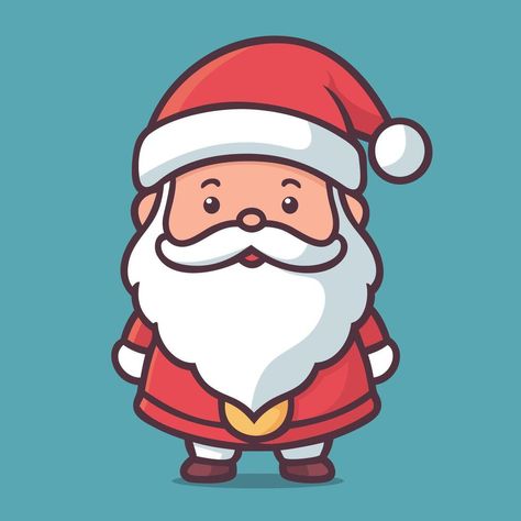 Merry Christmas Cartoon Character Santa Claus. Isolated santa cartoon character for Christmas. illustration. Christmas Character Illustration, Cute Santa Drawing, Xmas Cards Ideas, Santa Drawing, Santa Claus Illustration, Merry Christmas Cartoon, Santa Illustration, Santa Claus Cartoon, Santa Claus Drawing