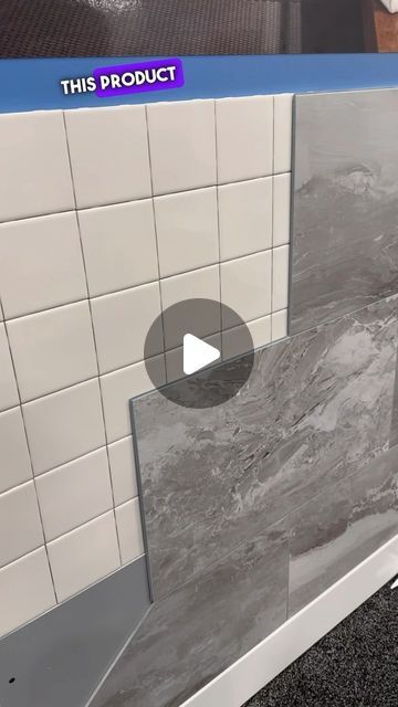 Bathroom Tiles Renovation, Bathroom Tile Cover Up, Grey And White Small Bathroom Ideas, Vinyl Tiles Bathroom, Bath Tub Wall Tile Ideas, Easy Bathroom Remodel Cheap Diy, Tile Over Tile Bathroom, Half Bathroom Tile Ideas, Best Tiles For Bathroom