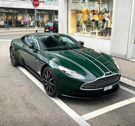 Aston Martin DB11 British Racing Green Aston Martin Sports Car, Vw California Beach, Aston Martin Vulcan, Aston Martin Db11, Aston Martin Cars, Cars Aesthetic, Aston Martin Lagonda, Aston Martin Dbs, Aston Martin Vanquish