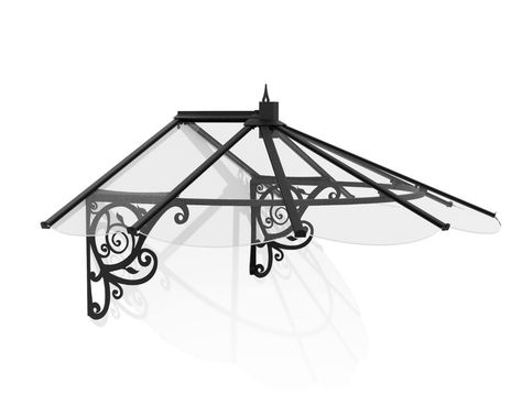 Lily 3 ft. x 6 ft. Door Awning Kit | Canopia by Palram Palram Canopia, Awning Over Door, Front Door Canopy, Porch Canopy, Door Awning, Metal Awning, Window Awning, Polycarbonate Panels, Door Awnings