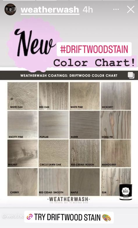 Driftwood Stained Cabinets, Stain On White Oak, Cabinet Stains, Exterior Wood Stain Colors, Stained Cabinets, Driftwood Stain, Exterior Wood Stain, Staining Cabinets, Wood Stain Colors