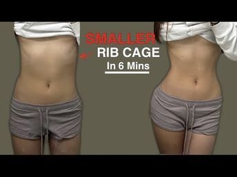 YouTube Close Rib Cage Workout, How To Make Your Ribs Smaller, Smaller Ribcage Exercises, How To Make Ribcage Smaller, How To Get A Small Rib Cage, Big Rib Cage Body Type, How To Make Your Ribcage Smaller, How To Get Rid Of Wide Ribcage, How To Get A Smaller Rib Cage