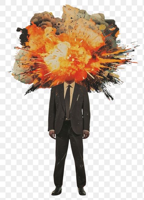 Explosion Art Reference, Silly Explosion, Explosion Reference, Nuke Explosion, Explosion Aesthetic, Explosion Painting, Explosion Illustration, Head Explosion, Exploding Head