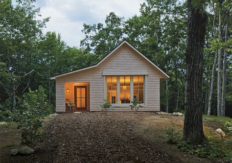 A 1000 sq.ft. home designed by GoLogic of Belfast, ME celebrates flexible living in a simple floor plan.Click To Enlarge Small House 1000 Sq Ft, Less Than 1000 Sq Ft House Plans, Floor Plans Under 1000 Sq Ft Layout, 1200 Sq Ft Cabin Plans, Simple Roof Line House Plans, Small Chalet House Plans, Small Home Kits, Simple Cabin Floor Plans, 1000 Sq Ft House Plans