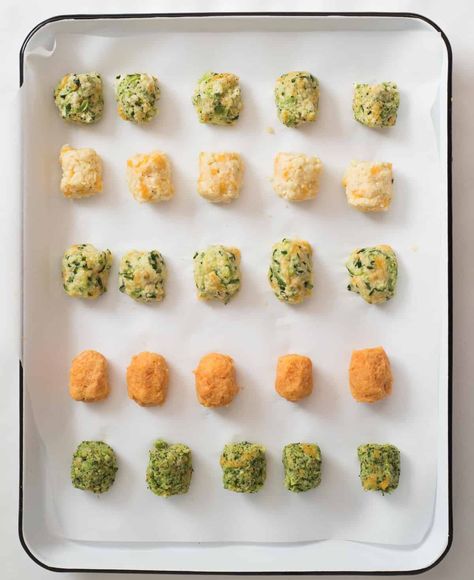 Veggie Tots Air Fryer, Broccoli Tots Recipes, Tots Recipes, Healthy Tater Tots, Cauli Tots, Broccoli Tater Tots, Veggie Tots, Toddler Vegetables, Sweet Potato Tater Tots