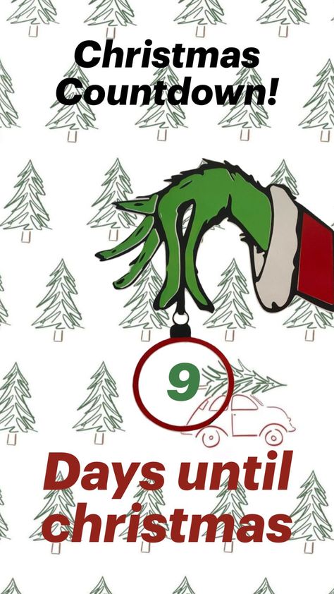 #christmas #grinch #winter #countdown Christmas Grinch, Days Until Christmas, Christmas Countdown, Grinch, Christmas