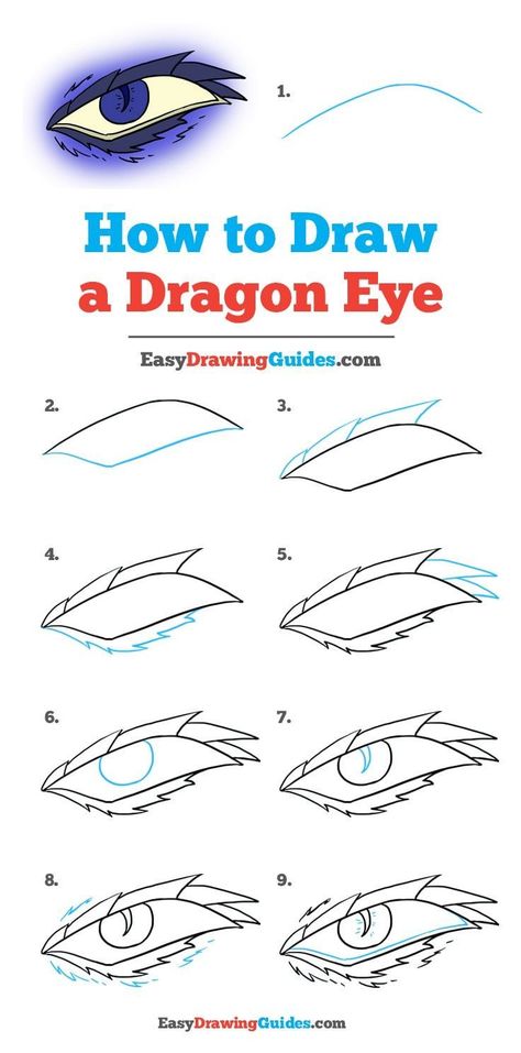 Learn How to Draw a Dragon Eye: Easy Step-by-Step Drawing Tutorial for Kids and Beginners. #DragonEye #halloween   #DrawingTutorial #EasyDrawing See the full tutorial at https://easydrawingguides.com/how-to-draw-dragon-eye/. Eyes Sketch Tutorial Step By Step, Dragon Eye Drawing, Draw A Dragon, Easy Dragon Drawings, Easy Drawing Guides, Drawing Guides, Eye Drawing Tutorials, Drawing Tutorials For Beginners, Easy Drawing Tutorial