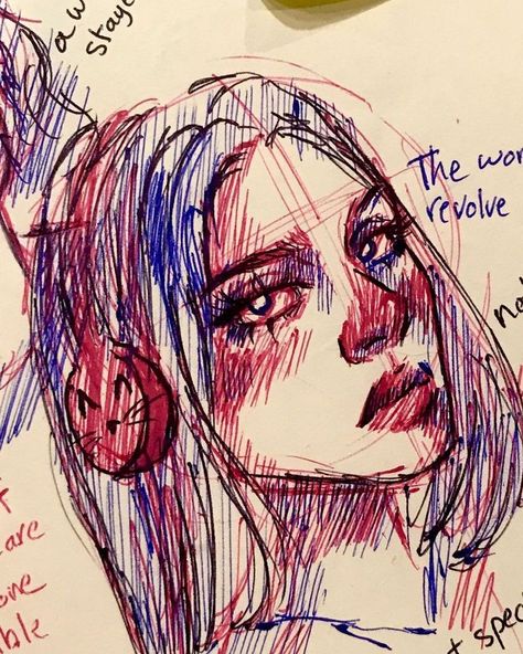 Sketchbook Inspo Aesthetic, Pen Sketches Face, Pen Sketches Aesthetic, Sketchbook Art Journal Sketches, Trace Art, Pen Artwork, Pen Sketches, Pen Art Work, Face Artwork