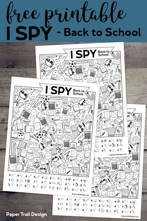 I Spy Back To School, Back To School Printables, Back To School Activity, Gratis Printables, First Day Activities, Printable School, First Day Of School Activities, School Printables, School Activity