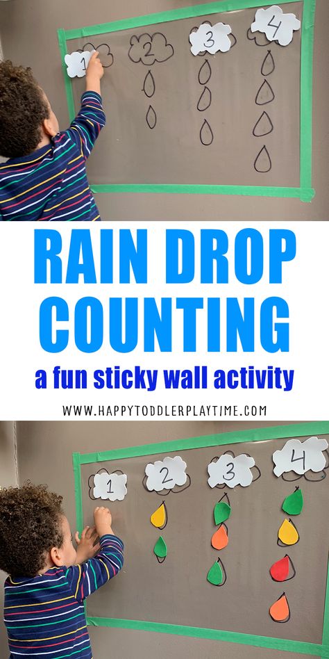 Rain Themed Activities Preschool, Rain Drops Crafts For Preschool, Counting Lesson Plans Preschool, Nursery Rhyme Stem Activities Preschool, Rain Gross Motor Activities, April Curriculum Ideas For Toddlers, Rain Drop Crafts For Preschool, Rain Theme Preschool Activities, Rain Lesson Plans For Toddlers