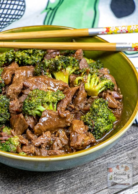 Healthy Beef And Broccoli, Easy Beef And Broccoli, Beef Broccoli, Healthy Beef, Beef And Broccoli, Broccoli Recipe, Broccoli Stir Fry, Potted Beef, Fried Beef