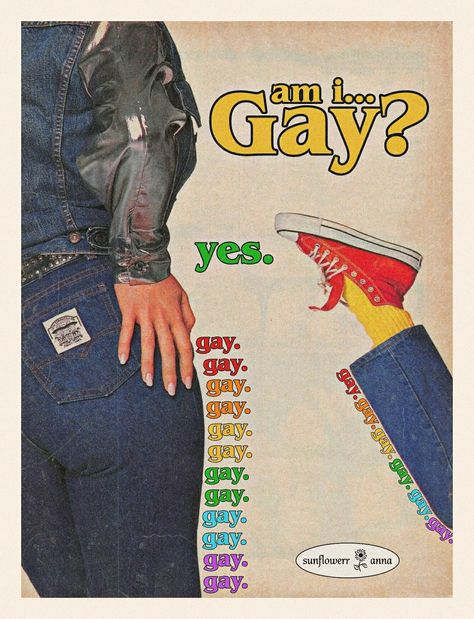 Swag Poster, Pride Poster, Vintage Lesbian, Lesbian Art, Lgbt Art, Queer Art, Art Collage Wall, Gay Art, Room Posters