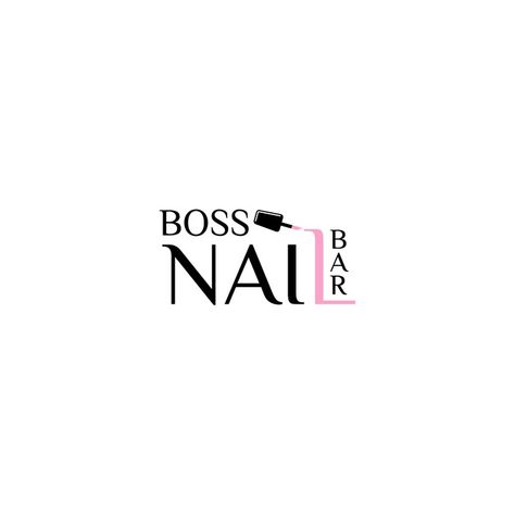 Nail Studio Logo Design, Nail Logos Ideas, Nail Studio Logo, Nail Logos, Bar Logo Design, Nail Salon Logo, Karma Design, Girly Logo, Lotus Logo