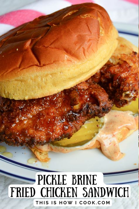 Bbq Fried Chicken Sandwich, Fried Chicken Sandwich With Coleslaw, Classic Fried Chicken Sandwich, Cafe Sandwiches, Pickle Brined Fried Chicken Sandwich, Best Fried Chicken Sandwich, Fried Chicken Sandwich Recipe, The Best Fried Chicken, Chicken Sandwich Recipe