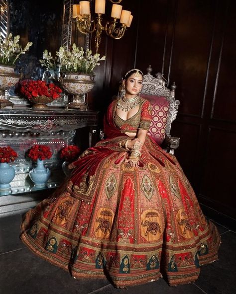 Real Brides Who Picked Marwar Couture Lehengas & Looked Like Royalties | WeddingBazaar Rajasthani Bride, Latest Bridal Lehenga Designs, Best Indian Wedding Dresses, Bridal Lehenga Designs, Latest Bridal Lehenga, Wedding Lehenga Designs, Indian Bride Outfits, Bridal Lehenga Collection, Latest Bridal Dresses