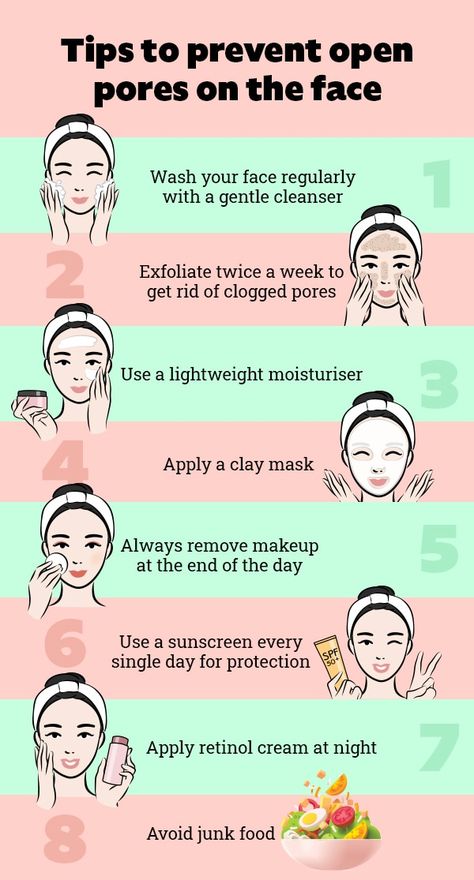 Tips to prevent open pores on the face Open Pores On Face, Pores On Face, Derma Fillers, Oil Cleansing Method, Skincare Habits, Pore Mask, Open Pores, Good Skin Tips, Women Health Care