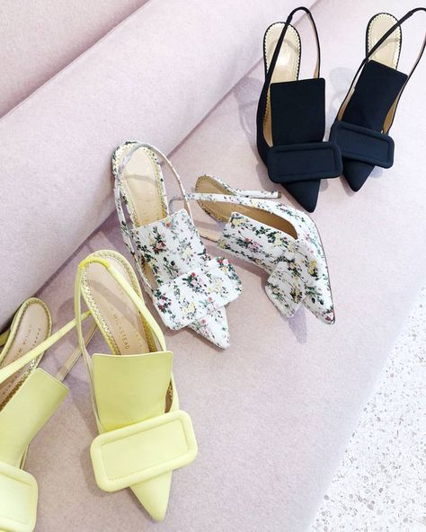 Best foot forward @emiliawickstead. Dreaming about these #SS19 wishlist exclusives 🌸💘 . . . #ThreadsStyling #ShotByThreads #EmiliaWickstead Lookbook Ideas, Feminine Shoes, Trending Heels, Emilia Wickstead, Nude Shoes, Fancy Shoes, Shoe Inspiration, Cute Sandals, Shoe Closet