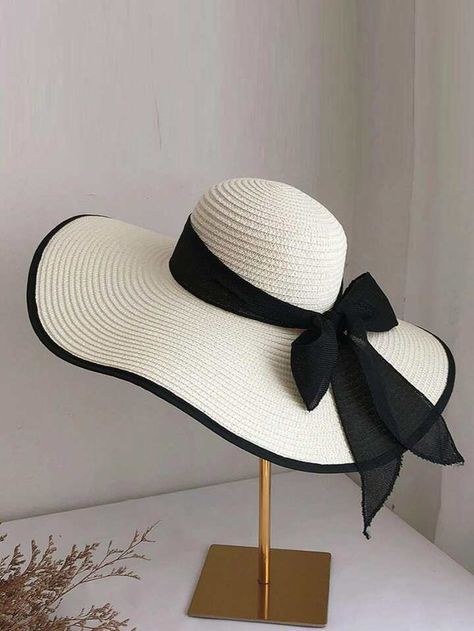 Classy Hats, Summer Hats For Women, Rope Bag, Bow Decor, Fancy Hats, Love Hat, Sun Hats For Women, Head Accessories, Cute Hats