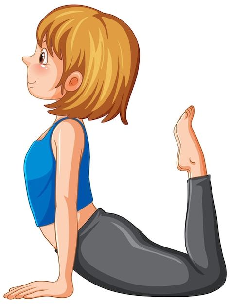 A girl doing yoga cartoon character | Free Vector #Freepik #freevector #girl-drawing #cartoon-drawing #kids-clipart #girl-clipart Yoga Cartoon, Yoga Clipart, Drawing Kids, About A Girl, Drawing Cartoon, Girl Clipart, Kids Clipart, Cartoon Drawing, How To Do Yoga