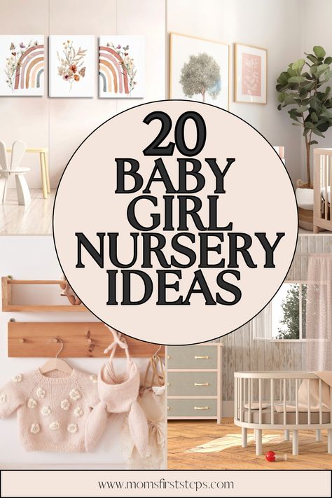 Transform your baby girl’s nursery into a dreamy space with these 20 nursery ideas! Whether you're seeking baby girl nursery inspiration, girly nursery themes, smart nursery organization, or the perfect pink nursery decor, this post has you covered. From beautiful nursery decor to practical nursery organization tips, these ideas will help you create a cozy, stylish, and functional space for your little one. Perfect for parents looking to add sweetness and charm to their baby girl’s room. Trending Nursery Themes 2024, Nursery Decor Themes, Small Girl Nursery, Baby Girl Nursery Themes Boho, Nursery Room Inspiration Girl, Girls Nursery Themes, Baby Room Ideas Girl, Girl Nursery Ideas Themes, Baby Girl Nursery Decor Ideas