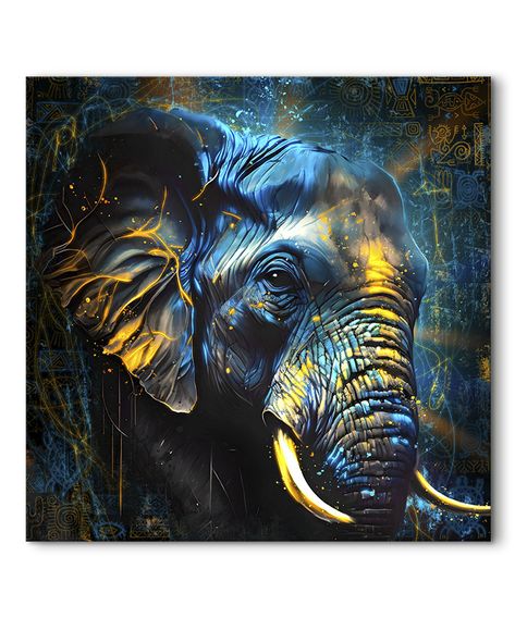 Elephant Painting Canvas, Elephant Images, Elephant Pictures, Pop Art Animals, Afrique Art, Animal Portraits Art, Elephant Painting, Wallpaper Nature Flowers, Cool Wallpapers Cartoon