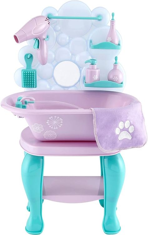 Amazon.com: Journey Girls Pet Grooming Playset with 5 Accessories for 18 Inch Dolls, Kids Toys for Ages 6 Up by Just Play : Toys & Games Journey Girl Dolls, Disney Princess Toys, Accessoires Barbie, Princess Toys, Journey Girls, Baby Doll Accessories, Get Well Soon Gifts, Baby Alive, Kid Toys