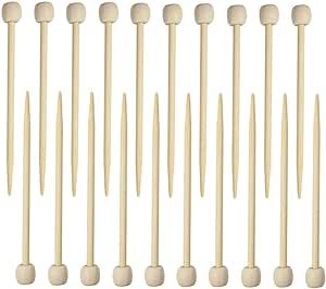 20Pcs Bamboo Marking Pins 2.65 Inch Long Single Pointed Knitting Needles Mini Marking Pins Knitting Accessories Crochet Supplies for Handmade Knitting DIY Projects Mini Knitting, Small Knitting Projects, Bamboo Knitting Needles, Accessories Crochet, Decorative Ornaments, Knitting Diy, Crochet Supplies, Knitting Needles Sizes, Toys Dolls