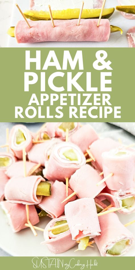 Diving into a wonderfully simple yet incredibly tasty treat with these ham and pickle appetizer rolls. Ham Pickle Cream Cheese Roll Ups, Ham Rollups Appetizers, Keto Rollups, Ham Pickle Roll Ups, Appetizer Rolls, Ham And Pickle Roll Ups, Rollups Appetizers, Ham And Pickle, Pickle Appetizer Recipes